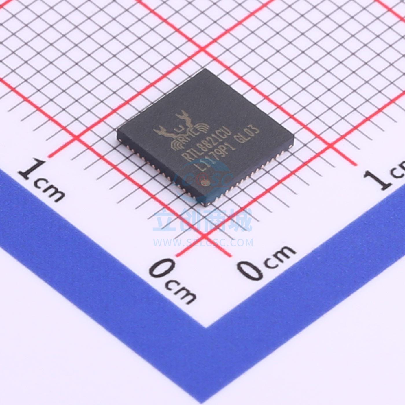 无线收发芯片 RTL8821CU-CG QFN-56 REALTEK(瑞昱)
