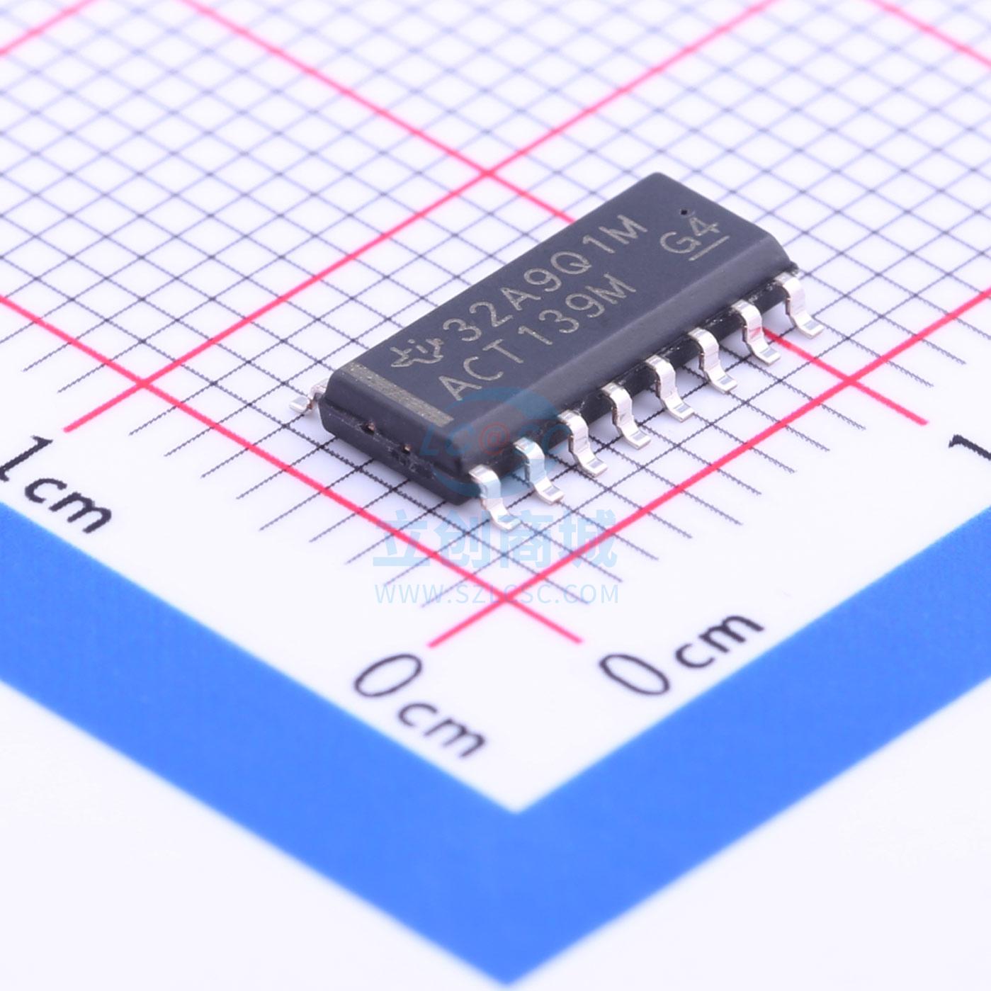 电源芯片 CD74ACT139M96 SOIC-16_150mil TI 全新原装进口