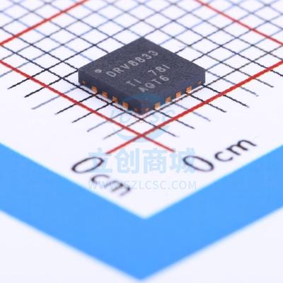 电机驱动芯片 DRV8833RTYR QFN-16_4x4x065P 全新原装正品