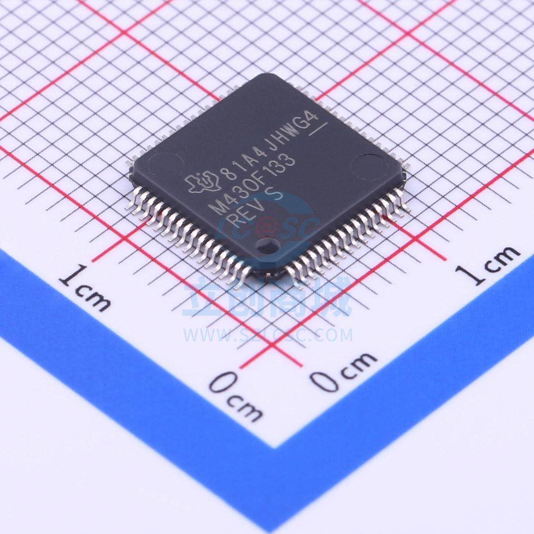 单片机 MSP430F133IPM LQFP-64_10x10x05P TI 全新原装进口