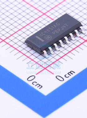 模拟开关/多路复用器 MC74HC4851ADR2G SOIC-16_150mil on 全新原