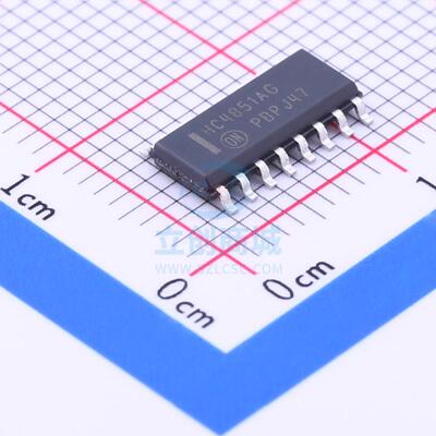 模拟开关/多路复用器 MC74HC4851ADR2G SOIC-16_150mil on 全新原