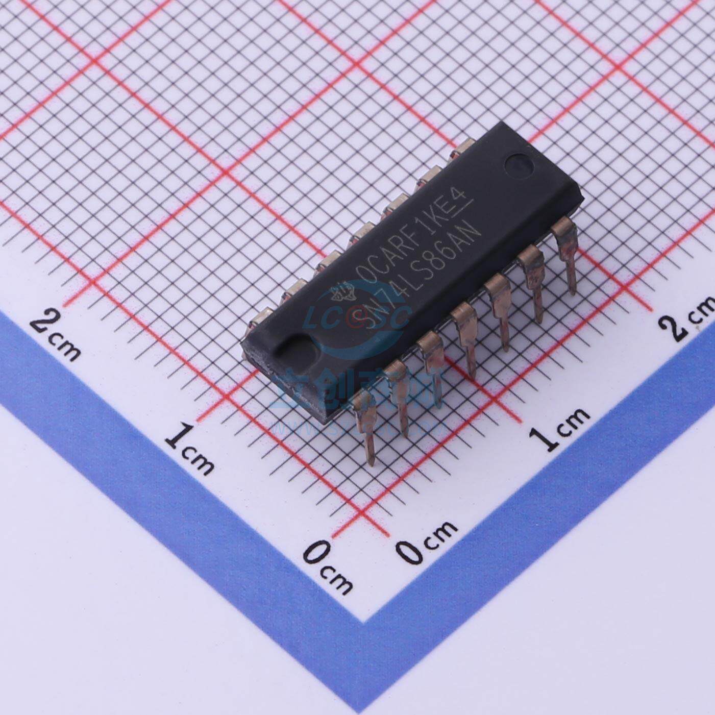 逻辑门 SN74LS86AN PDIP-14 TI() - 实物图