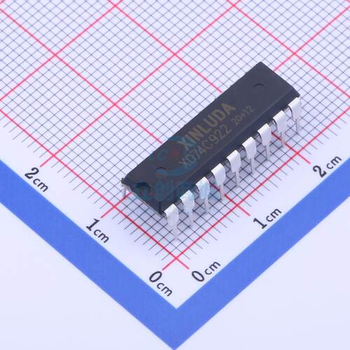 信号开关/编解码器/多路复用器 XD74C922 DIP-18 XINLUDA(信路达)