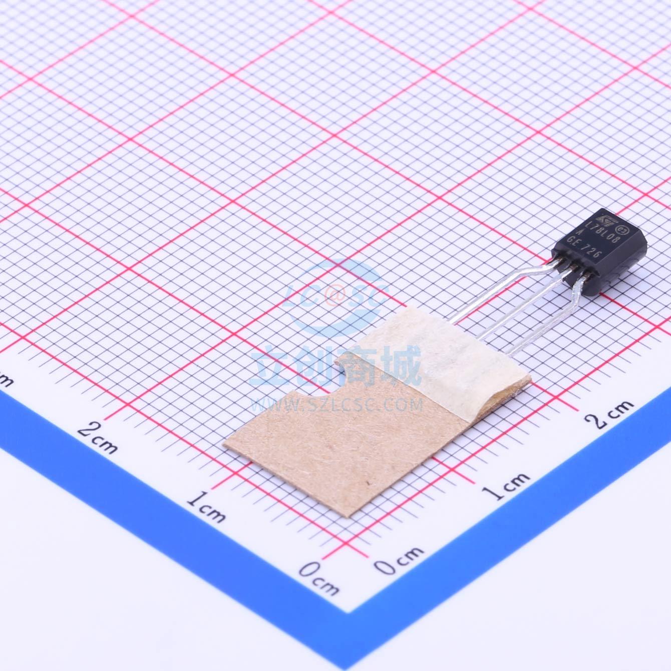 线性稳压器(LDO) L78L08ABZ-TR TO-92_Forming1 ST(意法半导体)