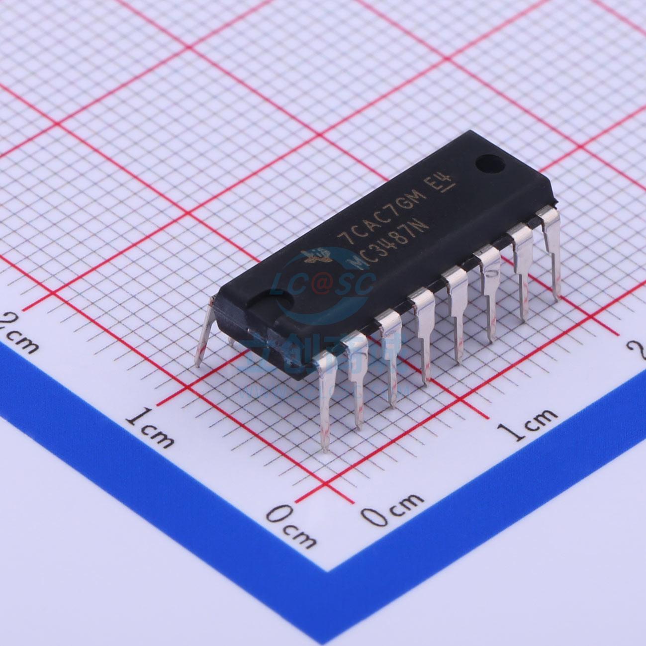 缓冲器/驱动器 MC3487N PDIP-16 TI 全新原装进口