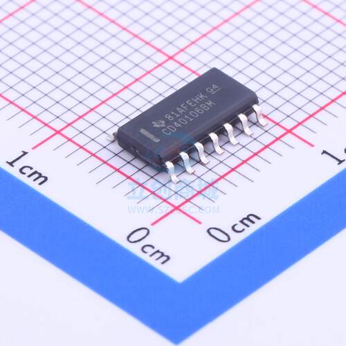 反相器 CD40106BM SOIC-14_150mil TI 全新原装进口