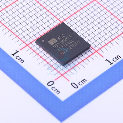 以太网芯片 KSZ9031MNXIC QFN-64 6.5x6.5 MICROCHIP(美国微芯)