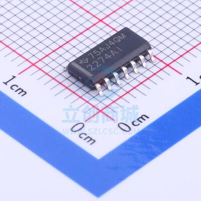 精密运放 TLC2274AIDR SOIC-14_150mil TI 全新原装进口