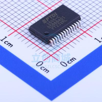USB芯片 FT232RL-REEL SSOP-28_208mil FTDI 全新原装进口