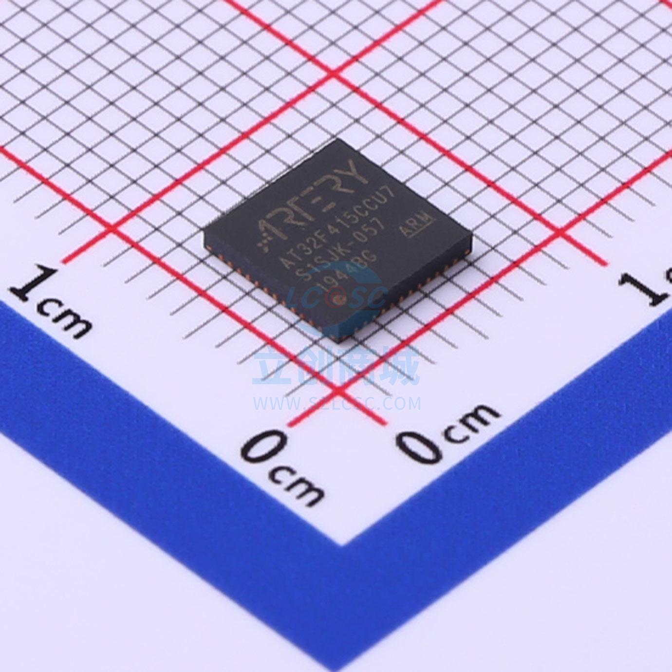 单片机(MCU/MPU/SOC) AT32F415CCU7 QFN-48 全新原装进口