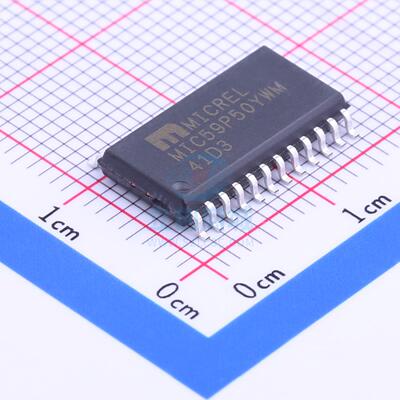 锁存器 MIC59P50YWM SOIC-24 MIC 全新原装进口