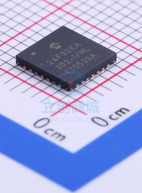 单片机(MCU/MPU/SOC) PIC24F32KA302-I/ML QFN-28 MIC 全新原装进