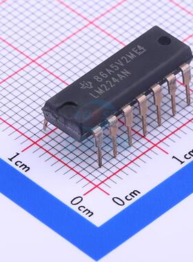 运算放大器 LM224AN DIP-14 TI()