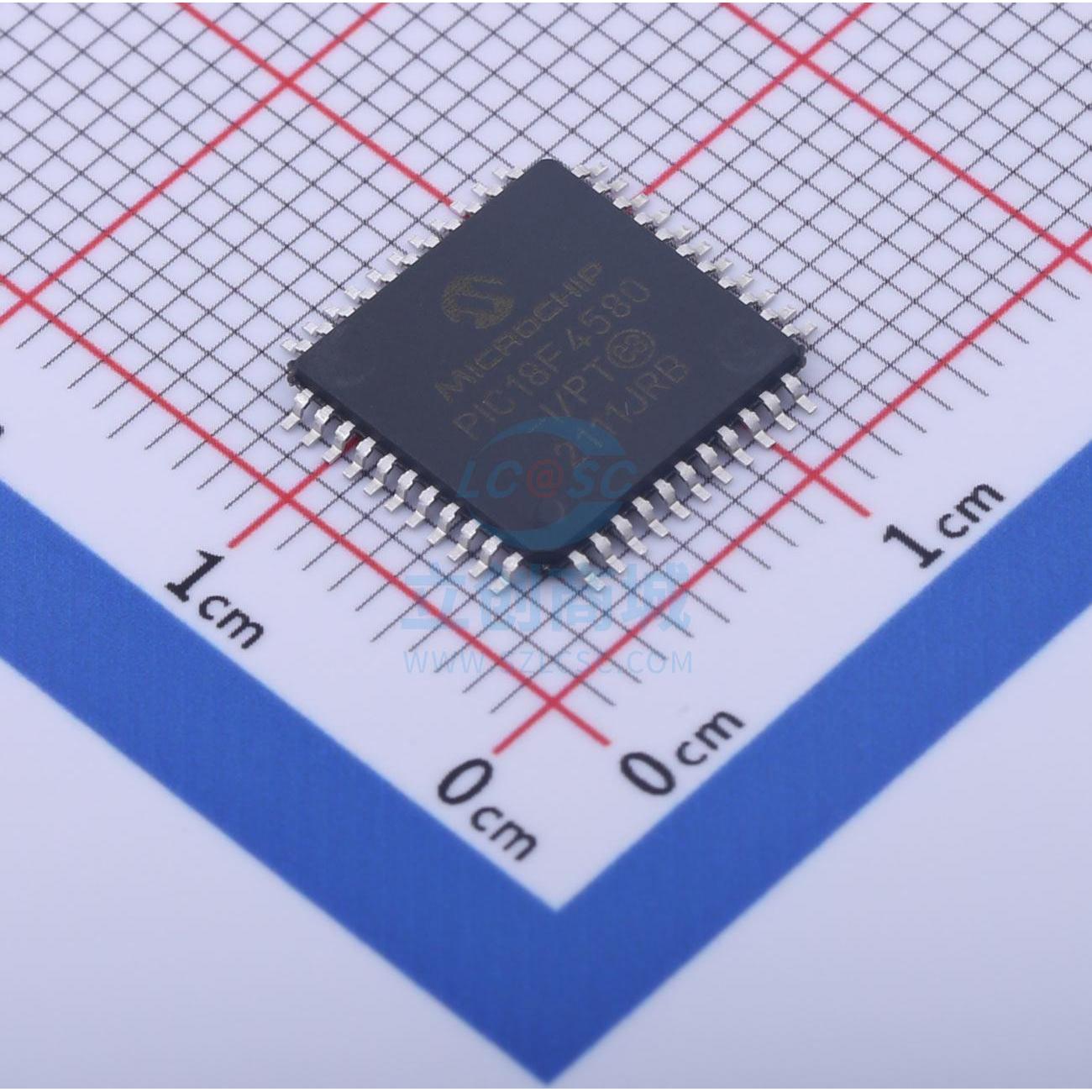 单片机(MCU/MPU/SOC) PIC18F4580-I/PT TQFP-44 MIC 全新原装进口