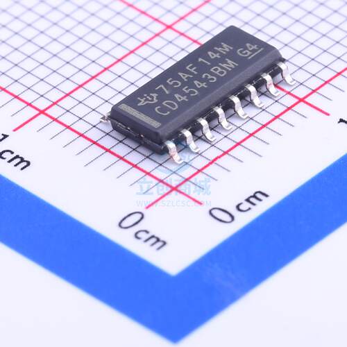 LCD驱动 CD4543BM96 SOIC-16_150mil TI 全新原装进口