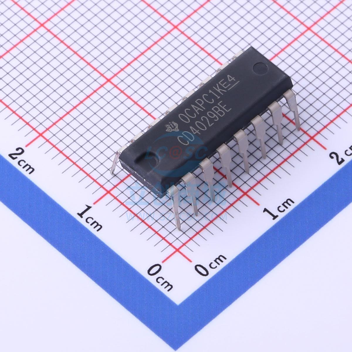 计数器/分频器 CD4029BE PDIP-16 TI 全新原装进口
