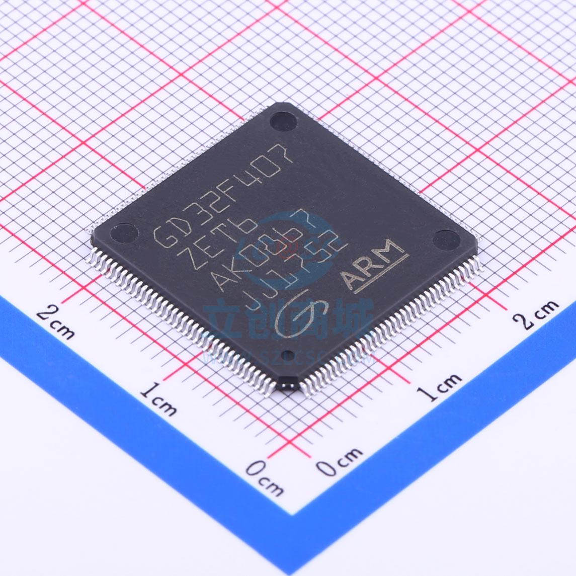 单片机(MCU/MPU/SOC) GD32F407ZET6 LQFP-144_20x20x05P 全新原装