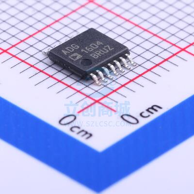 模拟开关/多路复用器 ADG1604BRUZ-REEL7 TSSOP-14 ADI 全新原装