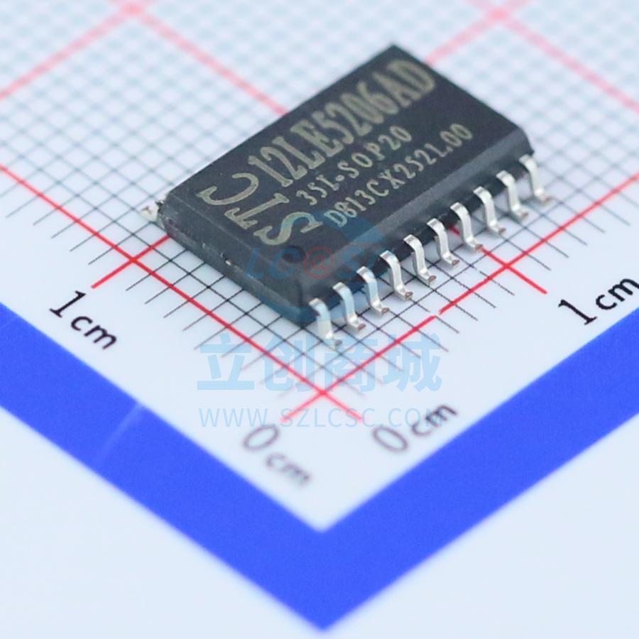 单片机(MCU/MPU/SOC) STC12LE5206AD SOIC-20_300mil 全新原装进