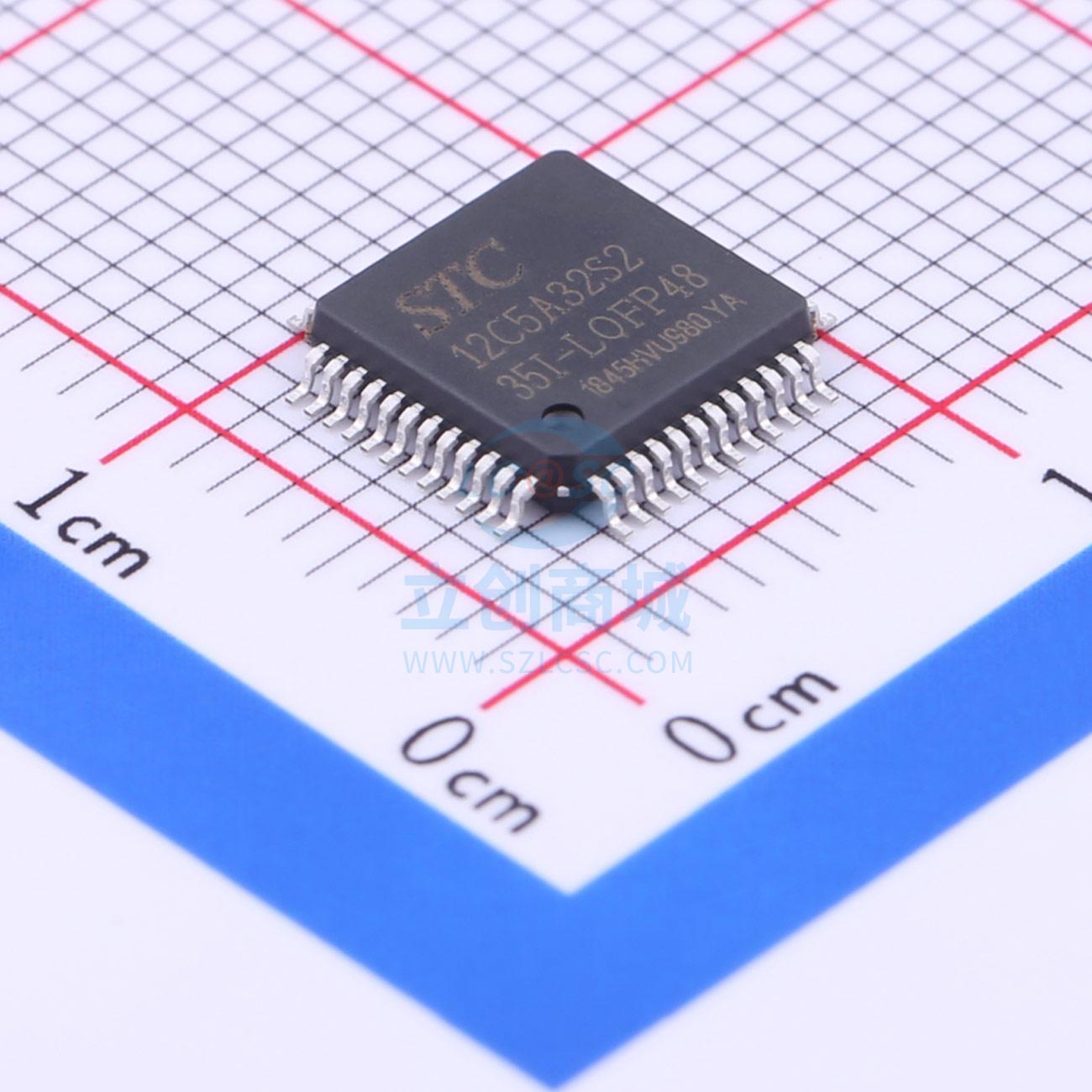 单片机(MCU/MPU/SOC) STC12C5A32S2-35I-LQFP48 LQFP-48_7x7x05P
