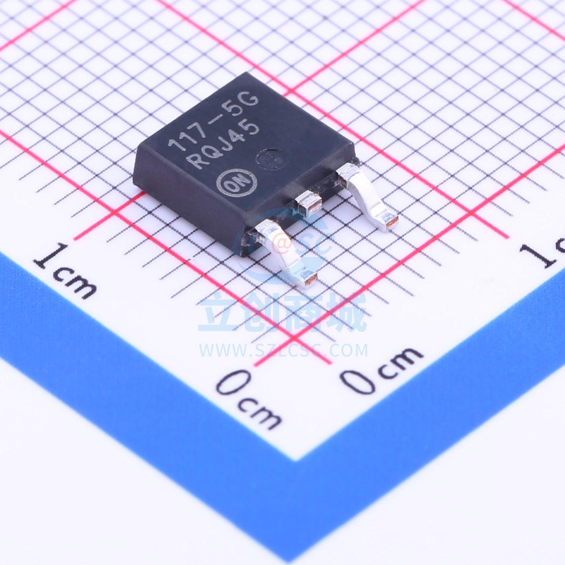 线性稳压器(LDO) NCP1117DT50G TO-252-2(DPAK) ON 全新原装进口