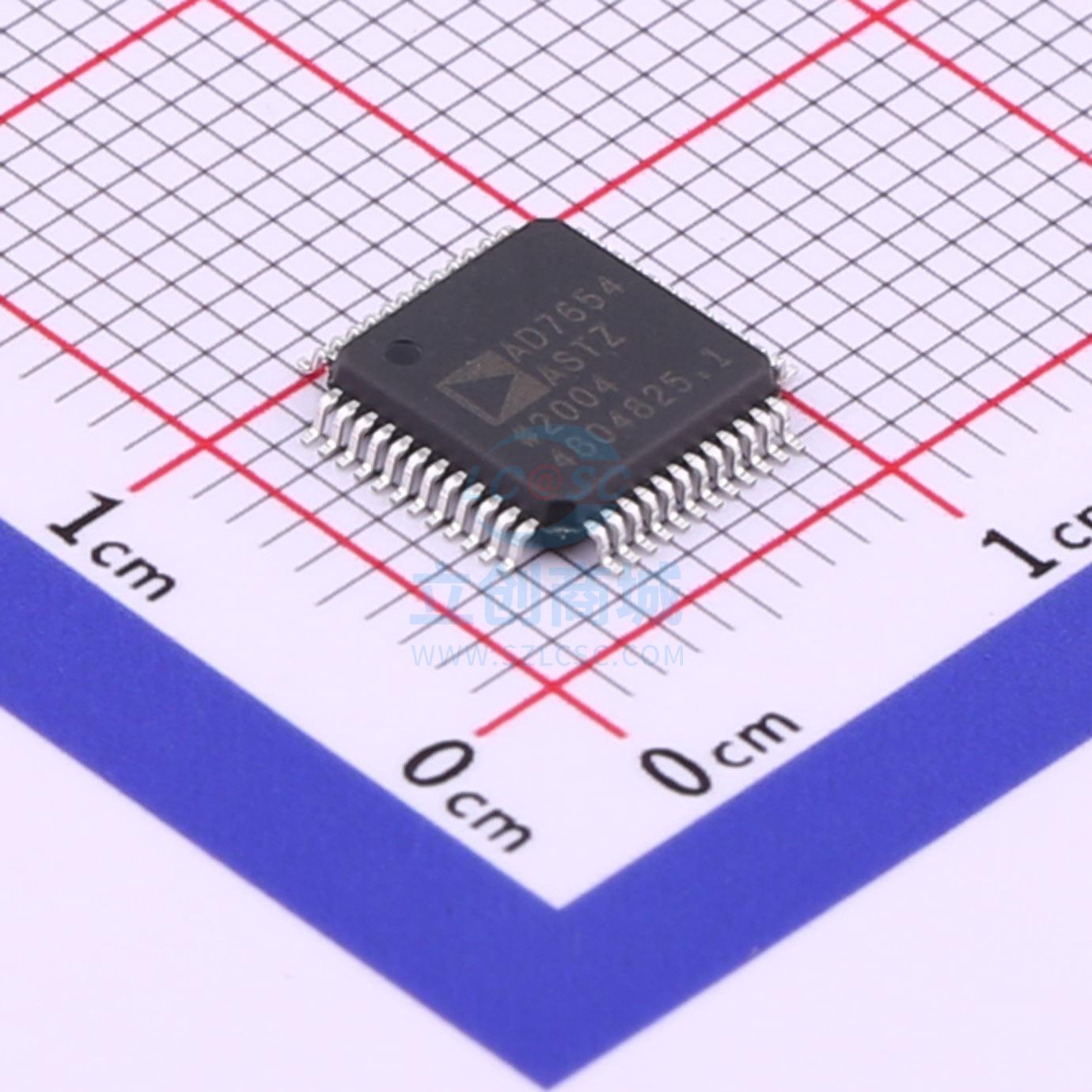 模数转换芯片ADC AD7654ASTZ LQFP-48 全新原装进口