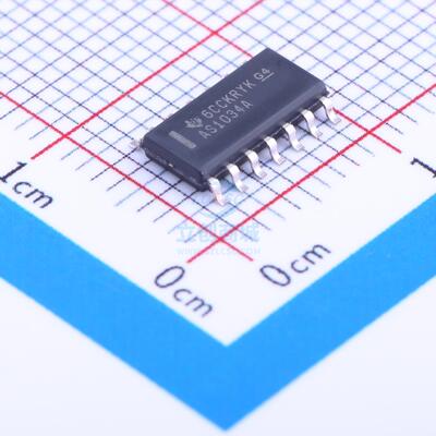 缓冲器/驱动器 SN74AS1034ADR SOIC-14 TI全新原装进口
