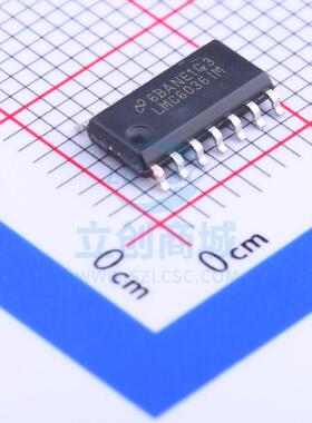 精密运放 LMC6036IMX/NOPB SOIC-14_150mil TI 全新原装正品