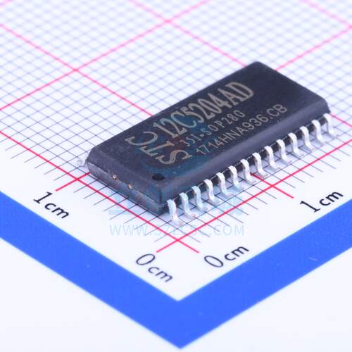 单片机(MCU/MPU/SOC) STC12C5204AD-35I-SOP28 SOIC-28_300mil ST