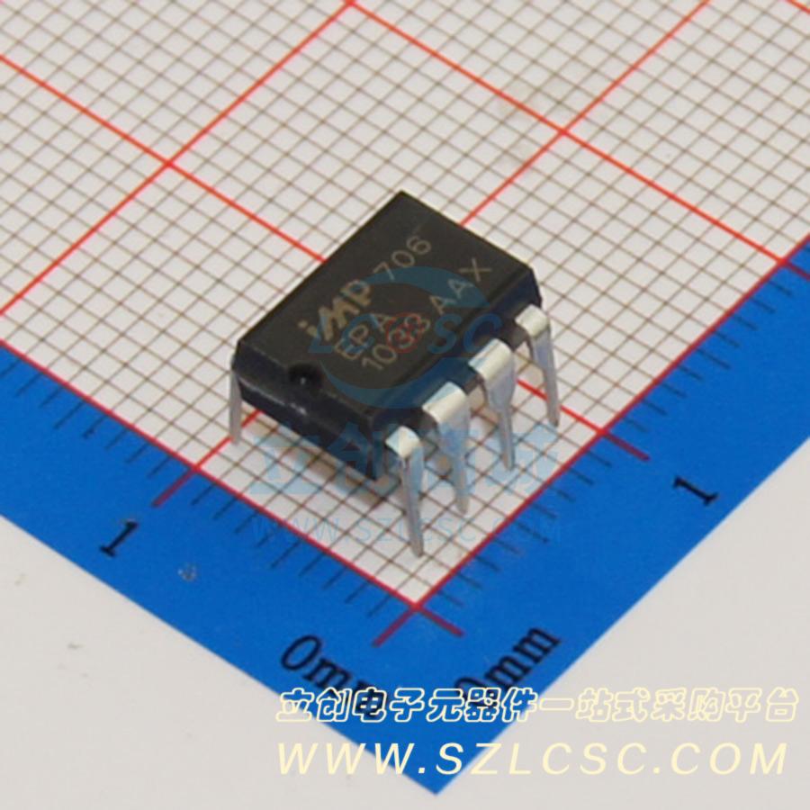 监控和复位芯片 IMP706EPA DIP-8 IMP(日银IMP微电子)