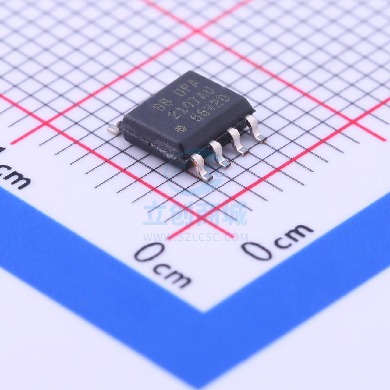 精密运放 OPA2107AU SOIC-8_150mil TI 全新原装进口