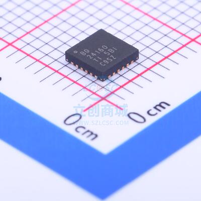 电池管理 BQ24160RGET VQFN-24 TI 全新原装正品