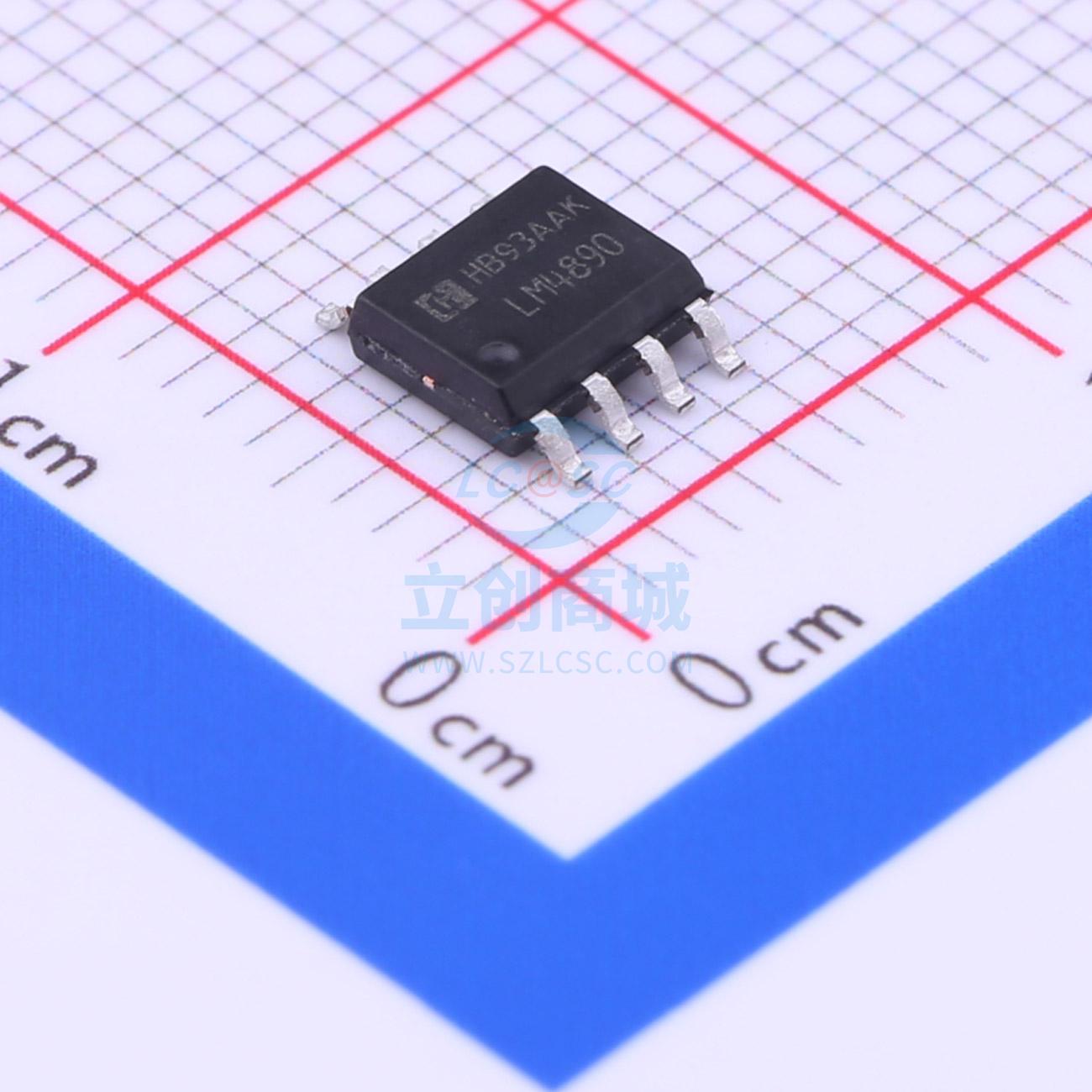 音频功率放大器 LM4890M/TR SOP-8 HGSEMI(华冠)
