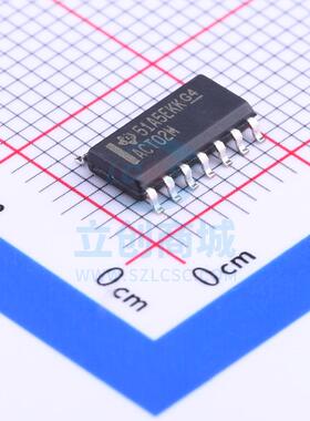 逻辑门 CD74ACT02M96 SOIC-14_150mil TI 全新原装正品