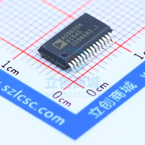 模数转换芯片ADC AD9826KRSZRL SSOP-28_208mil ADI(亚德诺)/LINE