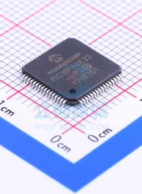 单片机(MCU/MPU/SOC) PIC18F66K22-I/PT TQFP-64_10x10x05P MIC