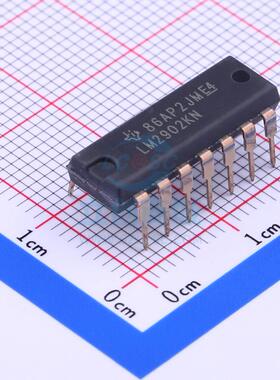 运算放大器 LM2902KN DIP-14 TI()