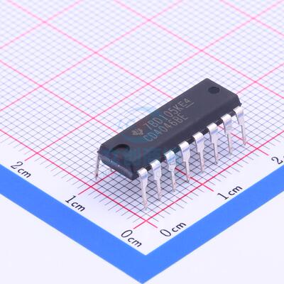 时钟发生器/频率合成器/PLL CD4046BE PDIP-16 TI 全新原装进口