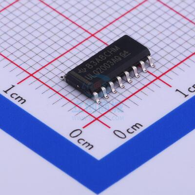 达林顿晶体管阵列 ULQ2003AQDRQ1 SOIC-16_150mil TI 全新原装进