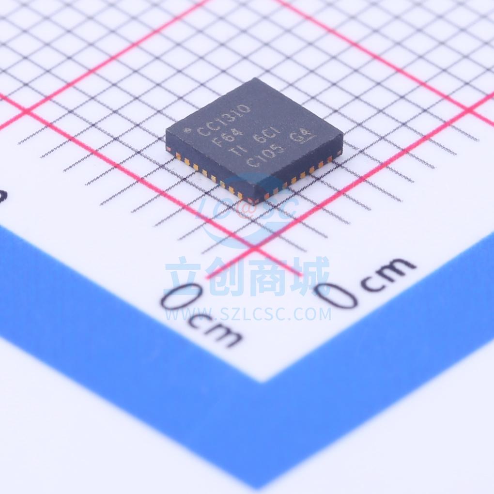 无线收发芯片 CC1310F64RSMT VQFN-32_4x4x04P TI 全新原装正品