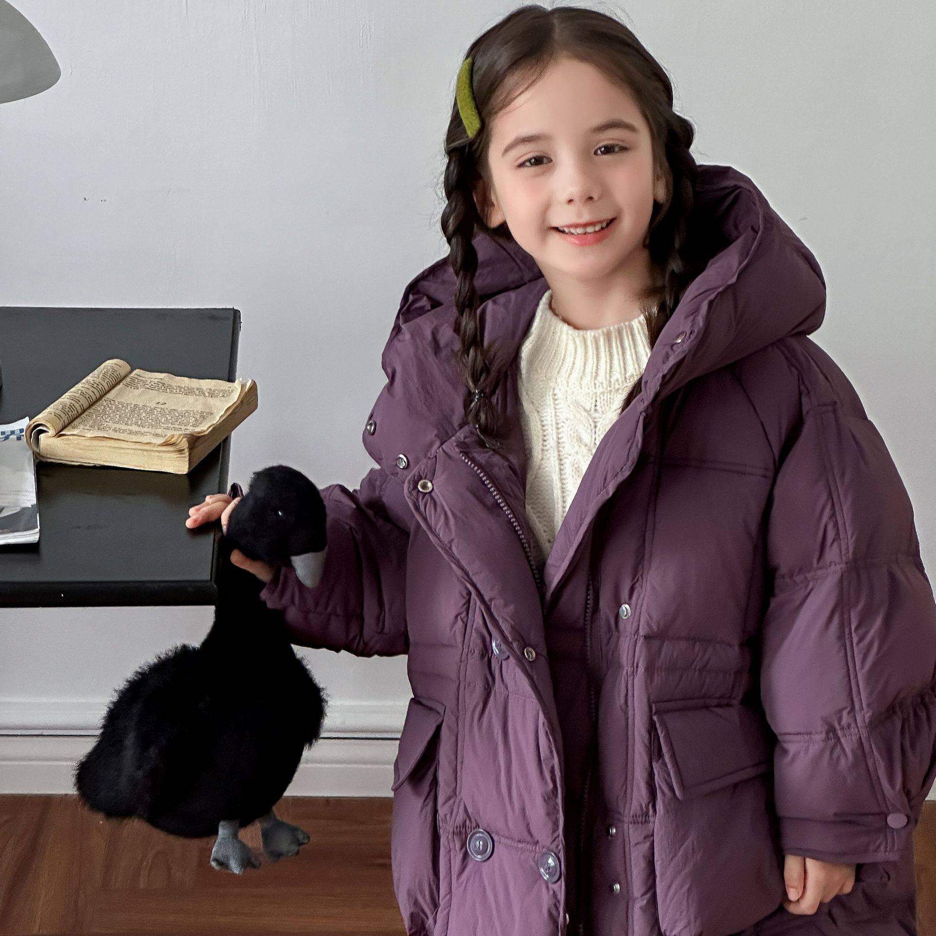 儿童羽绒服中长款韩版加厚韩版2024秋冬新款男女童中大童外套潮,童装/婴儿装/亲子装,羽绒服,淘宝优惠券,粉丝福利购,淘宝优惠卷