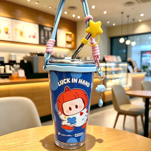 瑞幸超大PP杯改造diy材料包全套亚克力外壳304内胆瑞幸联名YOYO酱
