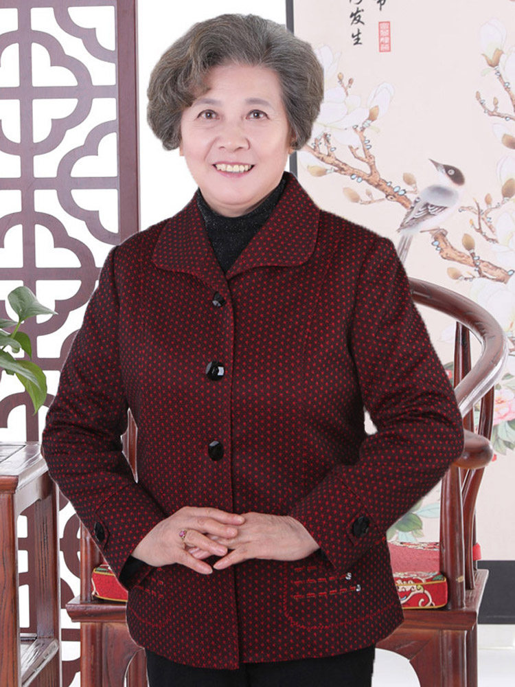 神釆夫人春装喜婆婆婚宴装妈妈2024年新款老年奶奶双色女装外套