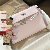 swift皮梦幻粉一代小方包女真皮手提包高级感百搭单肩斜挎链条包