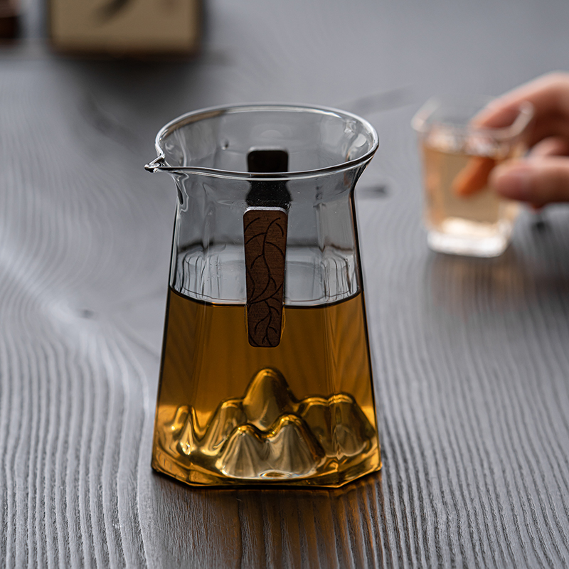 玻璃公道杯高档泡茶分茶器2025新款茶道公杯加厚耐热高硼硅泡茶杯