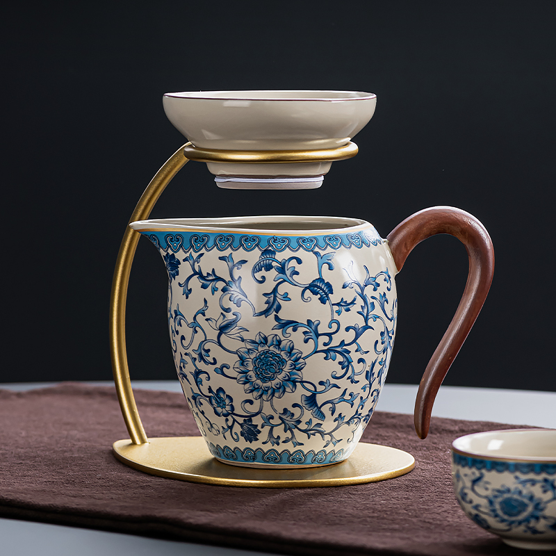高端公道杯茶滤一体功夫茶倒茶器