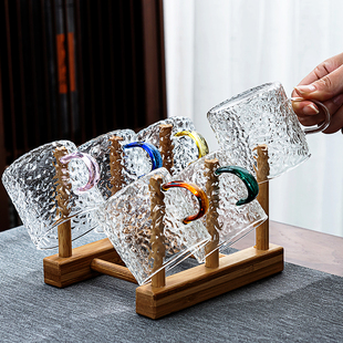 玻璃茶具套装 茶杯家用办公室透明杯子泡茶壶喝茶功夫茶壶2024新款