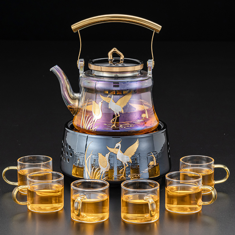 电陶炉小型中式风轻奢玻璃茶壶