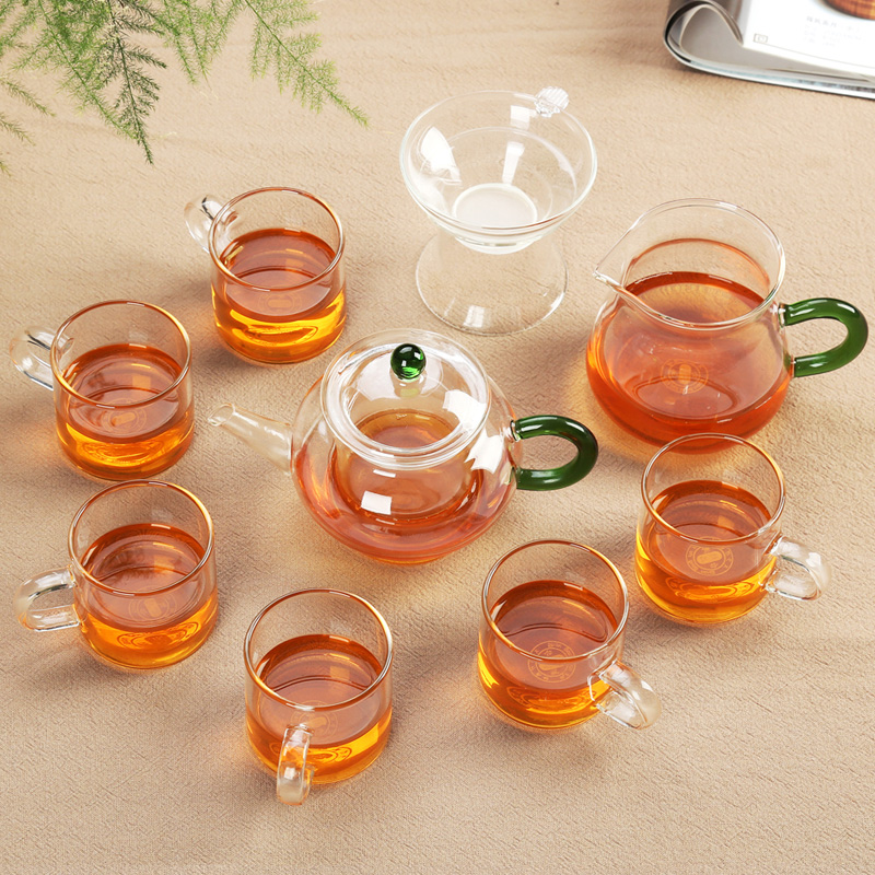 thickening Glass Kungfu Online Tea Set household Heat high temperature filter transparent Glass Make tea Pu 'er Tea Herbal teain the Tableware , Tea set , Kung Fu Tea  category - from Buy2taobao.com to provide professional Taobao agent buy service